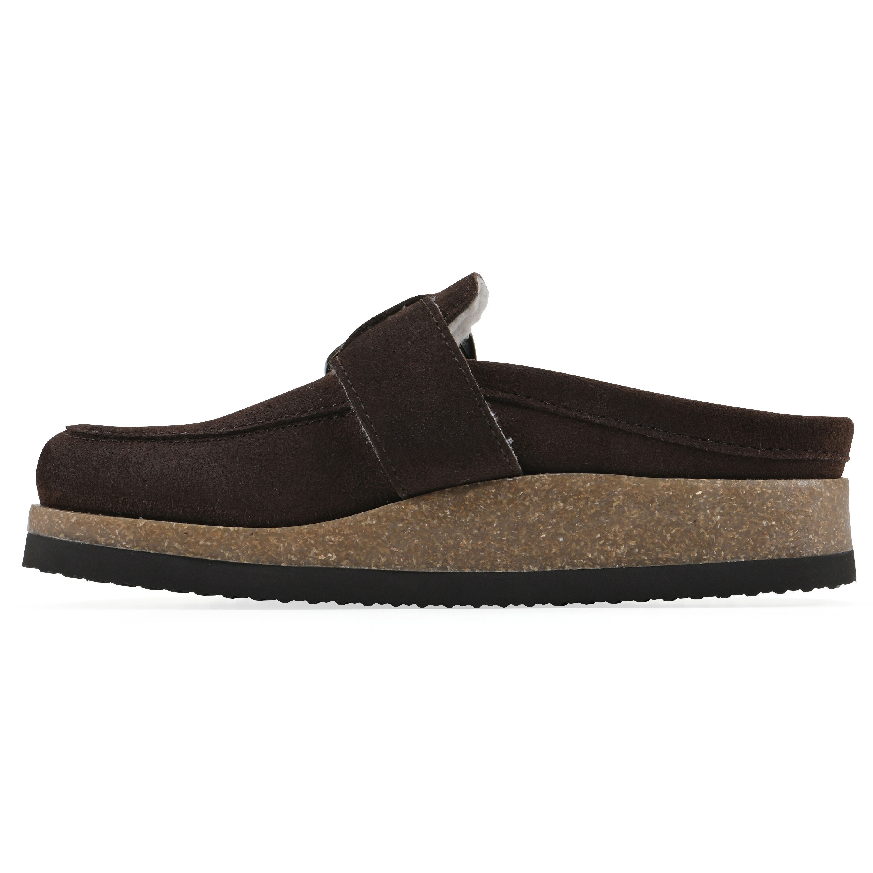 Bueno Footbeds Clog, COCO BROWN SUEDE FF, alternate image number 3