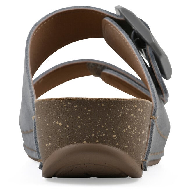 Fearful Slip On Wedge, BLUE SUEDE, on-hover image number 1