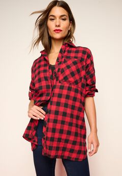 Plaid Flannel Tunic