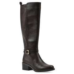 Custard Wide Calf Tall Shaft Riding Boot