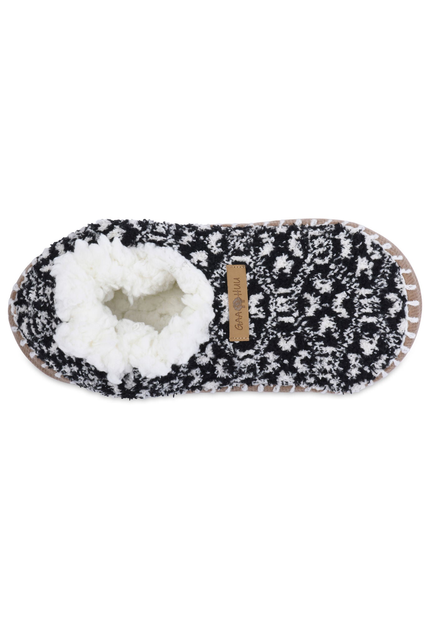 Womens Cozee Yarn Mocassin With Sidewall Mocassin Slipper By Gaahuu, , alternate image number 3