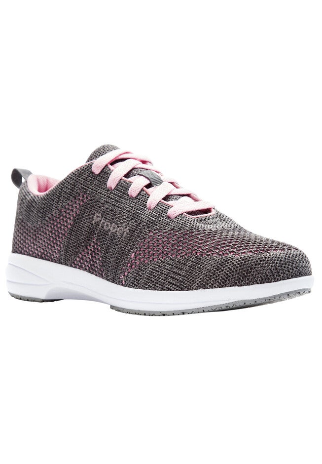 Washable Walker Revolution Sneakers by Propet®, GREY PINK, hi-res image number 0