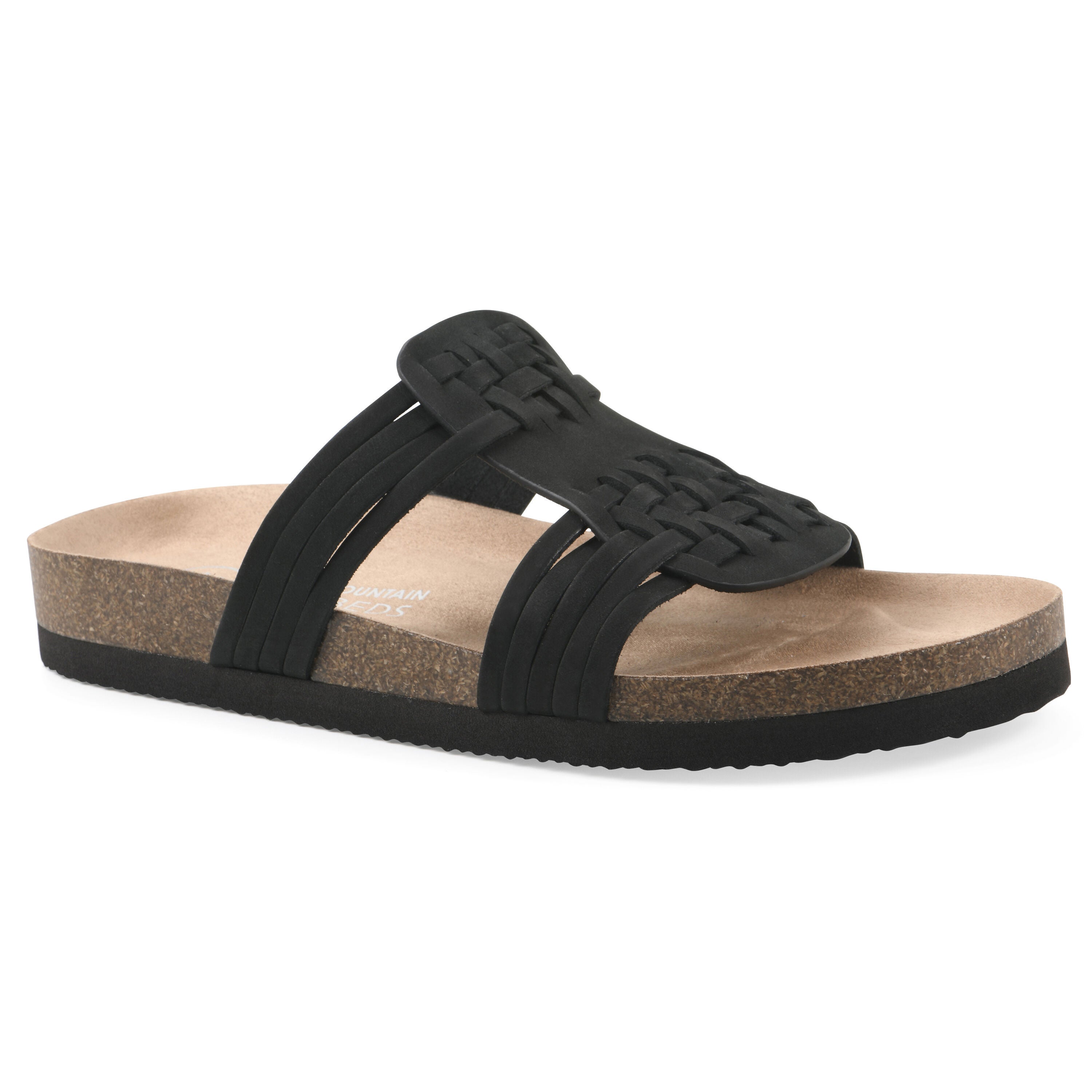 Halicore Footbeds Sandal, BLACK NUBUCK, hi-res image number 0
