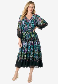 Georgette Tiered Dress