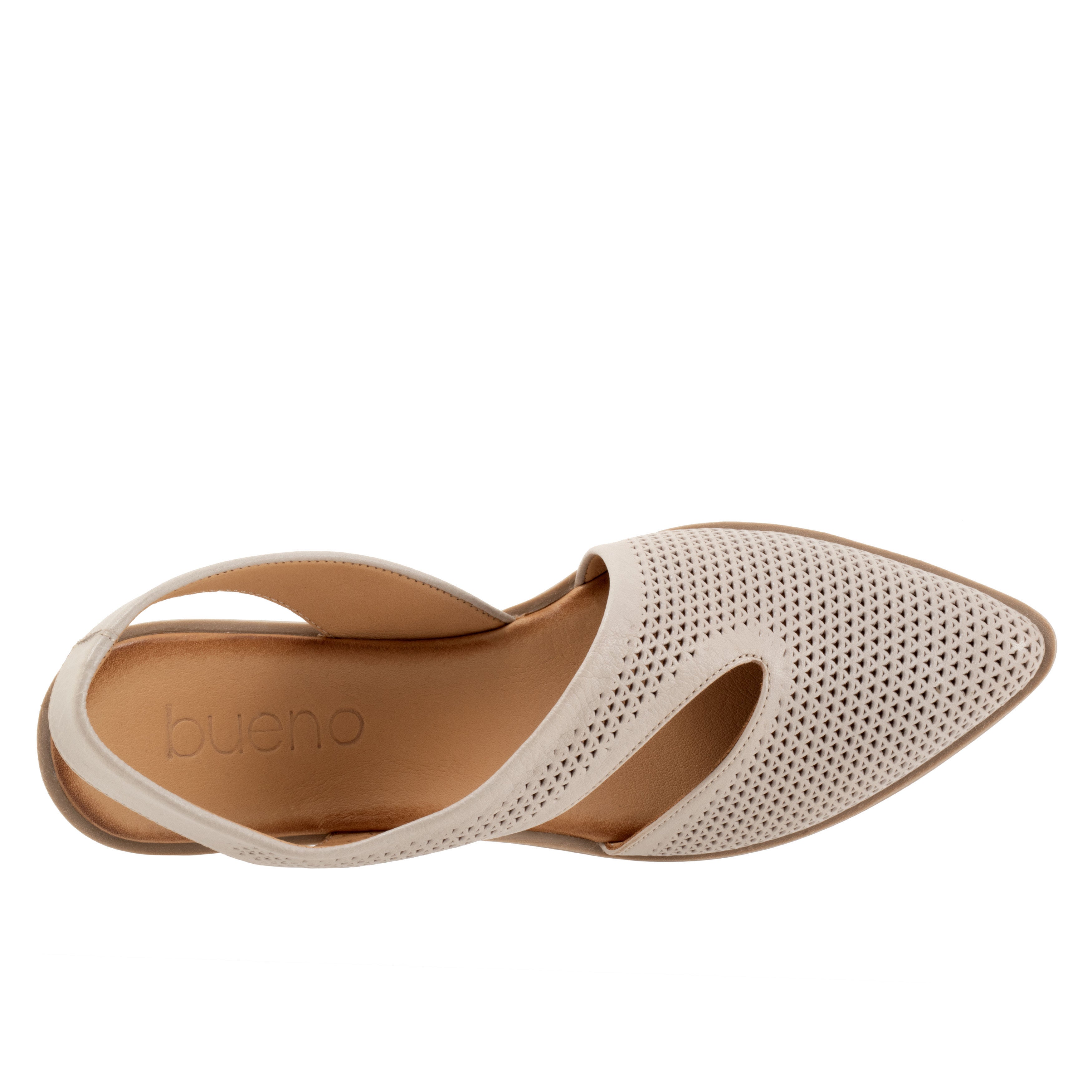 Bianca Perf Sandal, LIGHT GREY, alternate image number 3