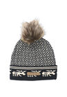 Super Soft Cuff With Faux Fur Pom Hat, BLACK MOOSE, hi-res image number null