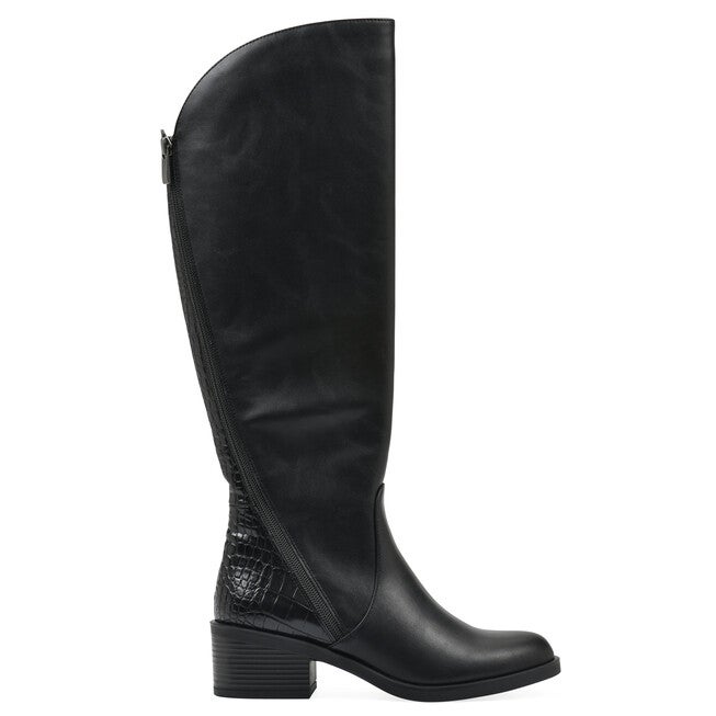 Cushaw Tall Shaft Boot, BLACK SMOOTH, alternate image number 2