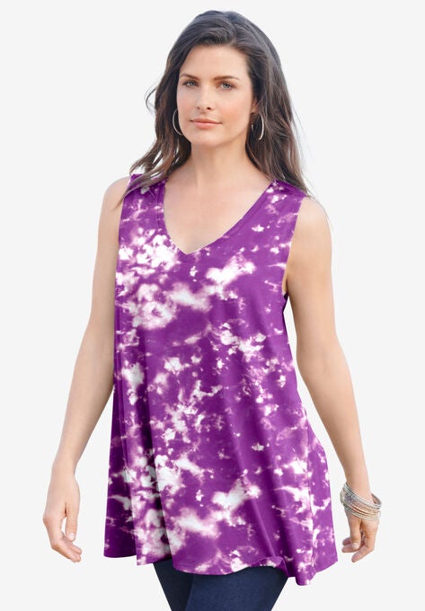 Swing Ultimate Tank, PURPLE ACID TIE DYE, hi-res image number null