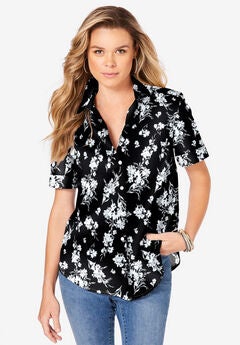 Plus Size Button Shirts