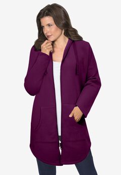 Fleece Zip Hoodie Sweatshirt