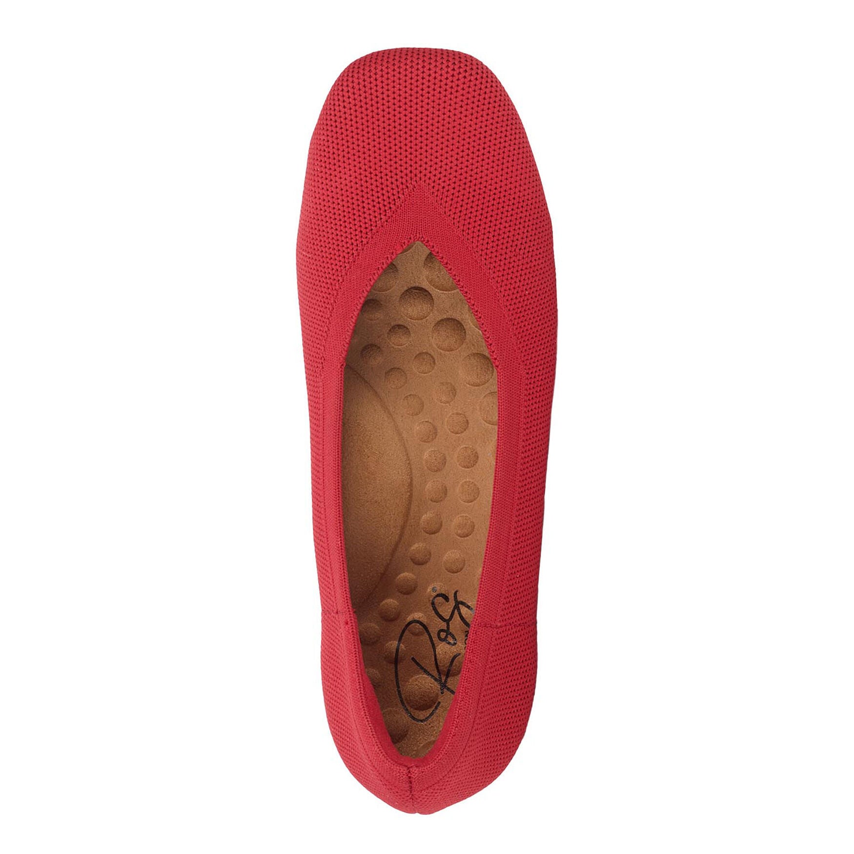 Niki Stretch Knit Flat, RED, alternate image number 5