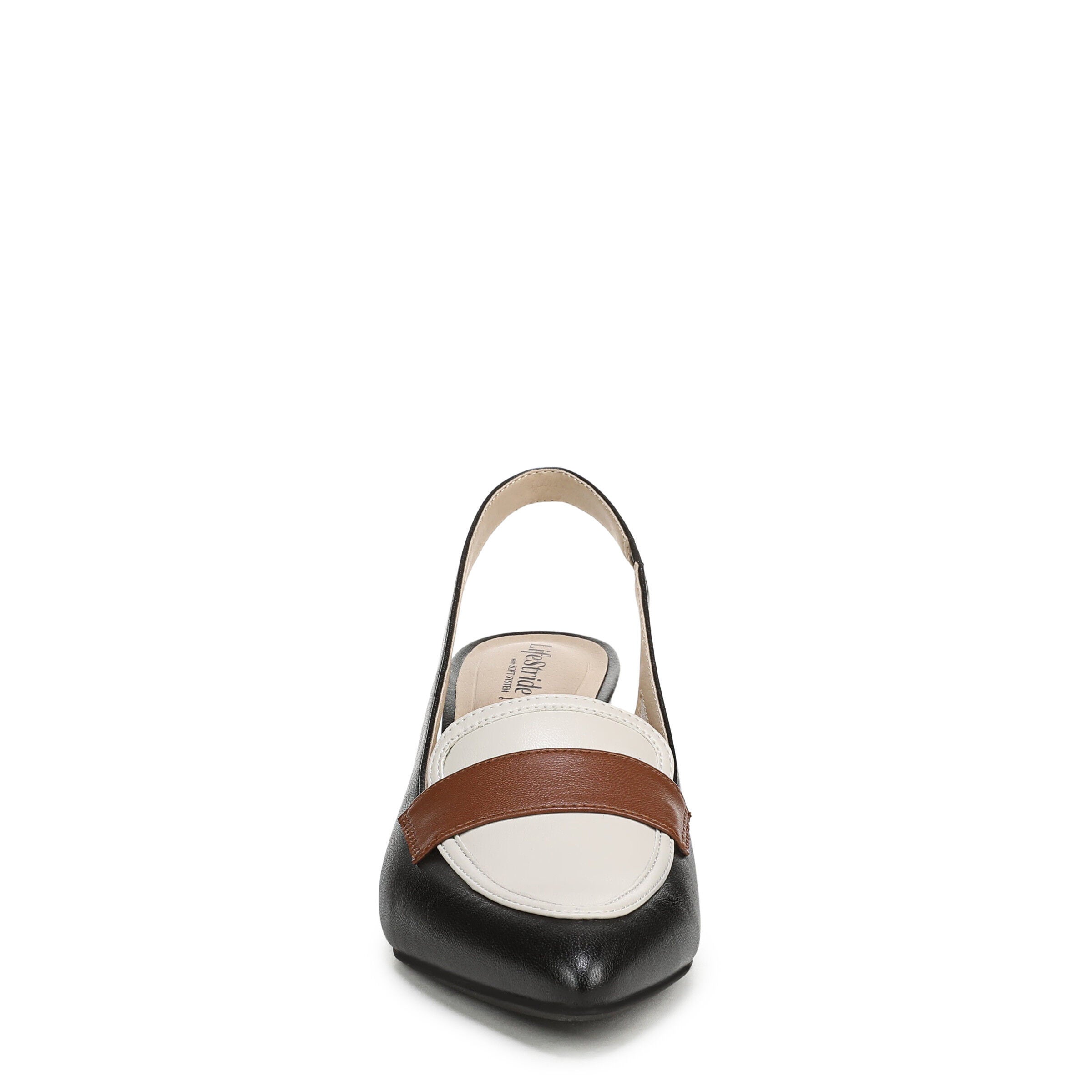 Angel Slingback Pump, BLACK BONE MULTI, alternate image number 4