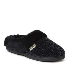 Claire Cable Knit Chenille Clog