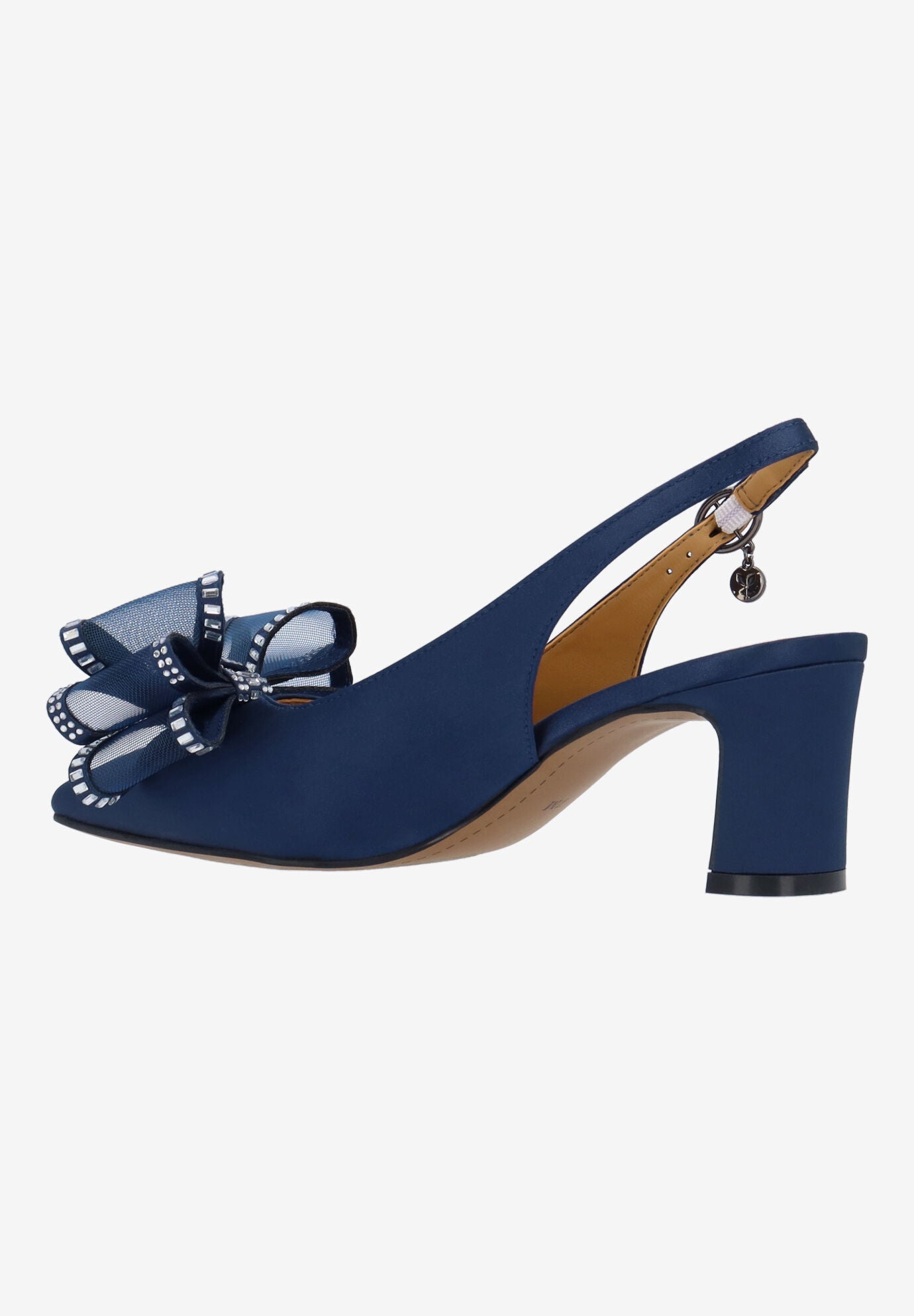 Kalindra Slingback Pump, NAVY, alternate image number 5