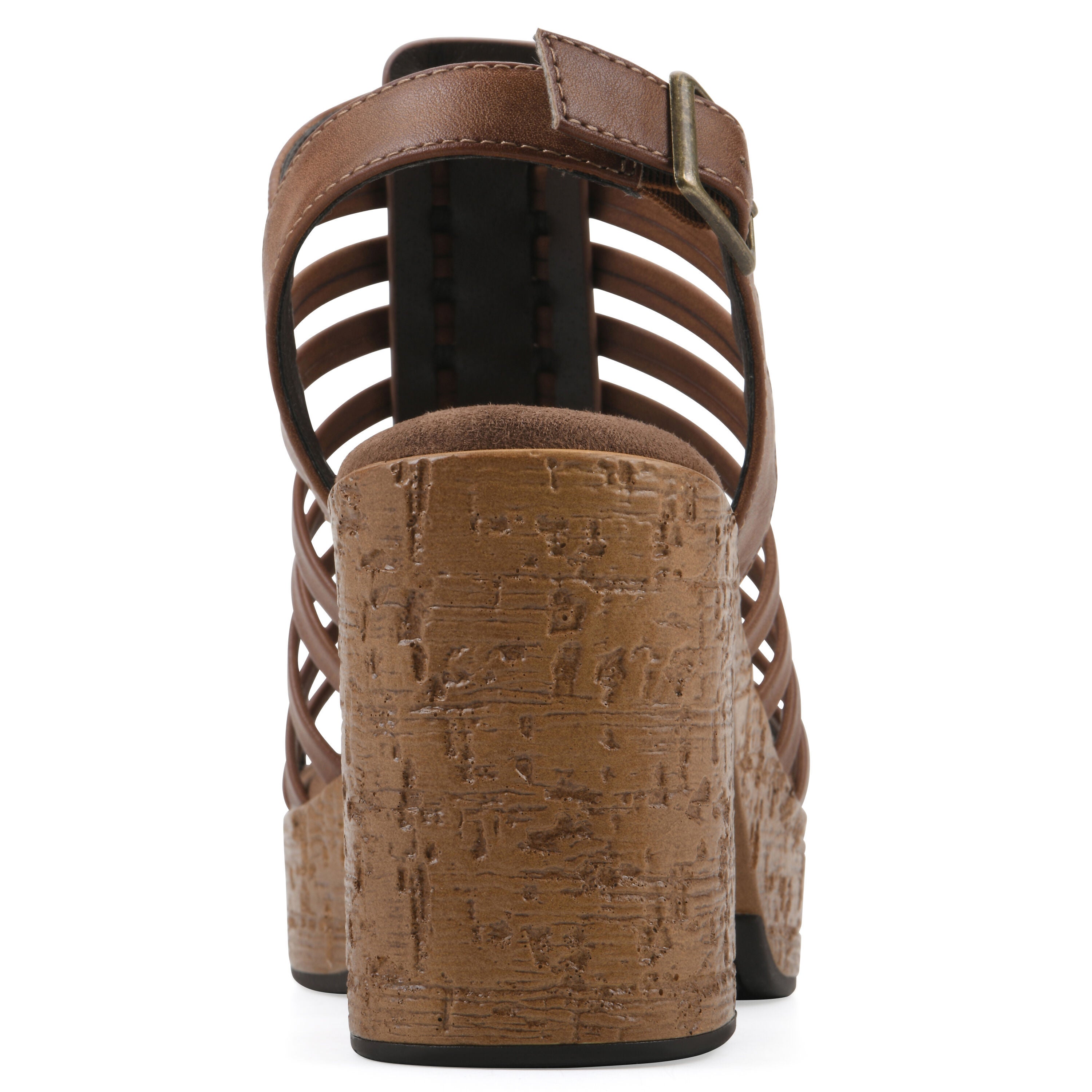 Barbea Platform Sandal, DARK TAN, on-hover image number 1