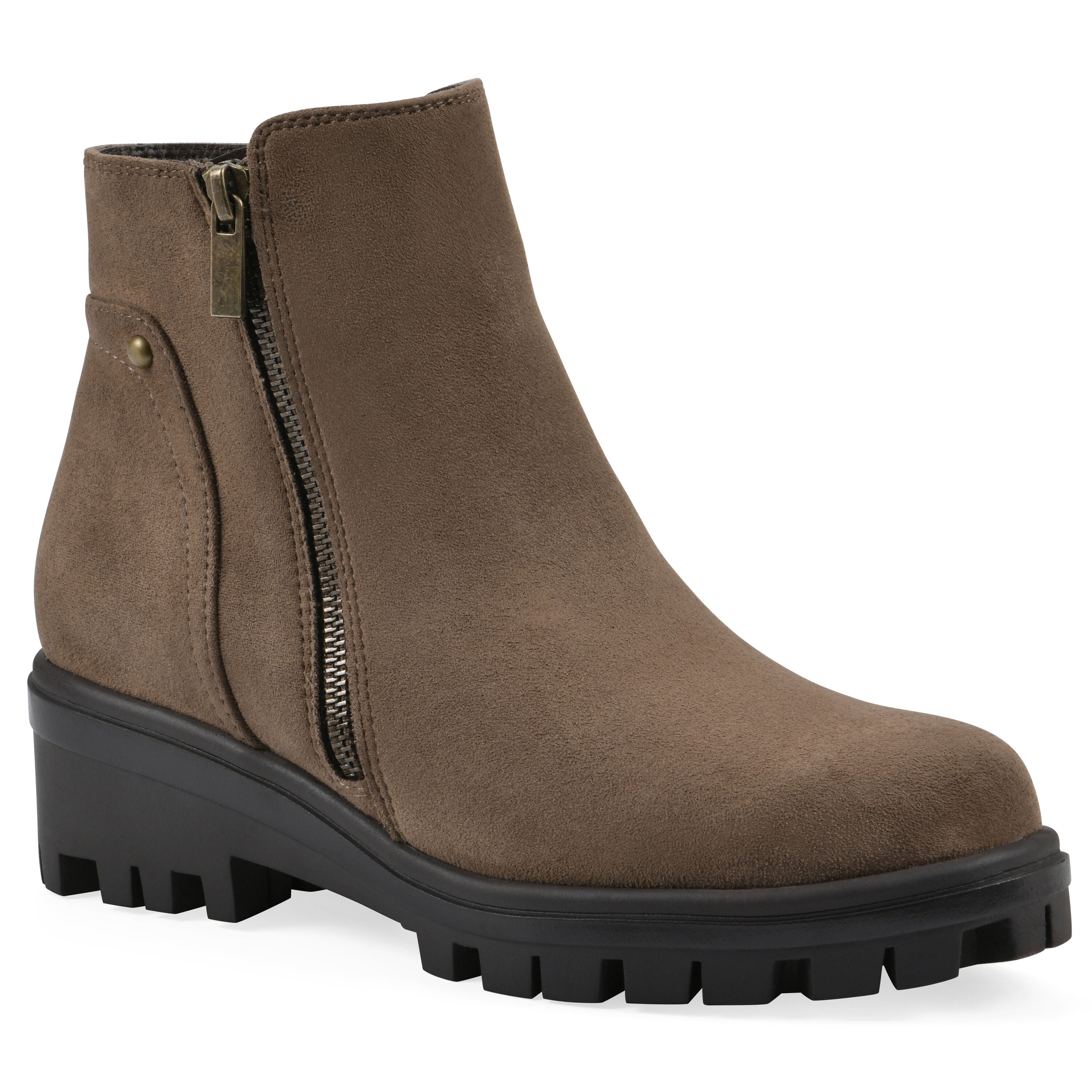 Tahj Lug Sole Bootie, DARK TAUPE, hi-res image number 0