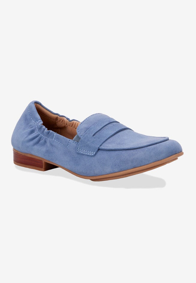 Trish Flat, BLUE KID SUEDE, hi-res image number 0