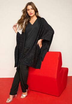 Sequin Poncho