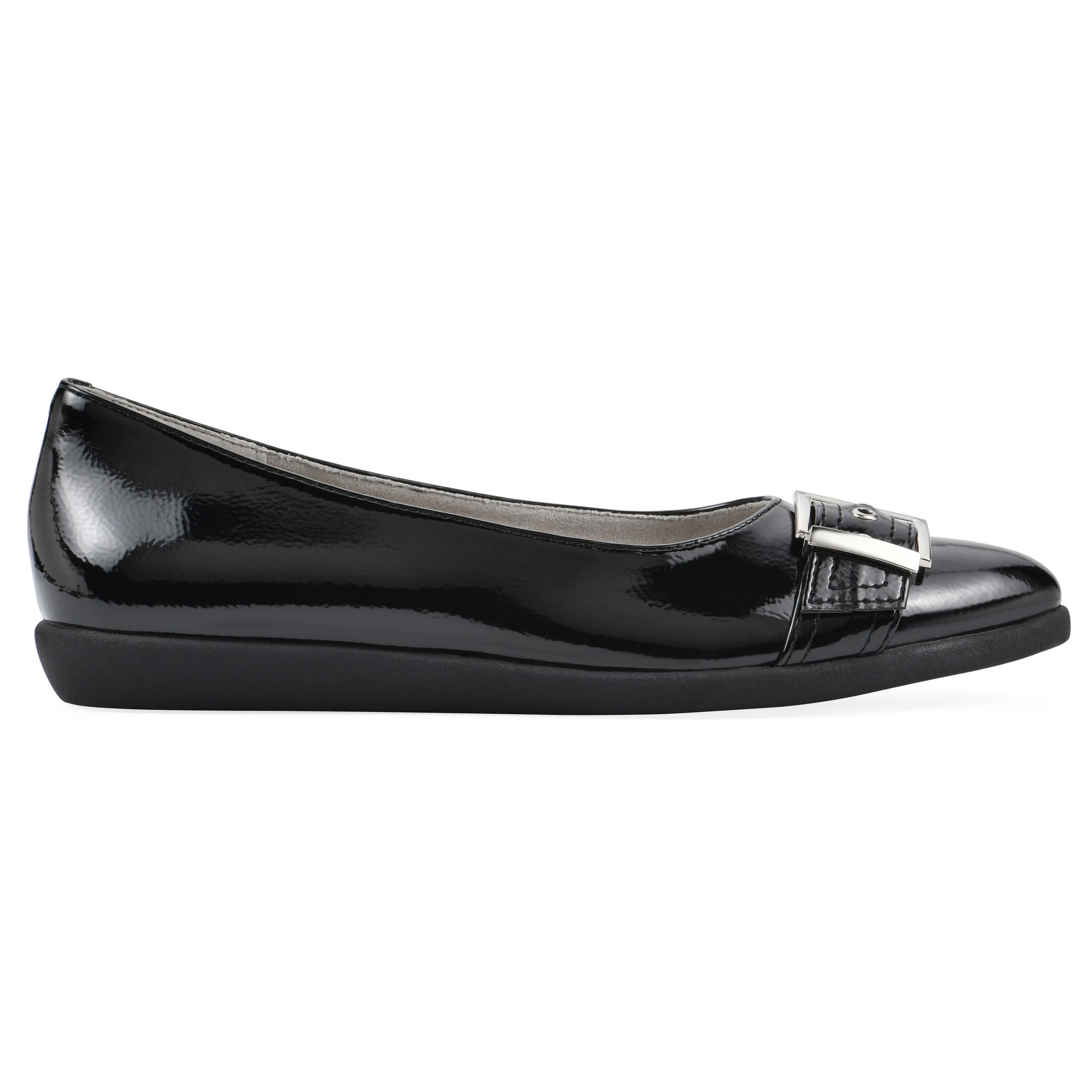 Miliani Ballet Flat, BLACK PATENT, alternate image number 2