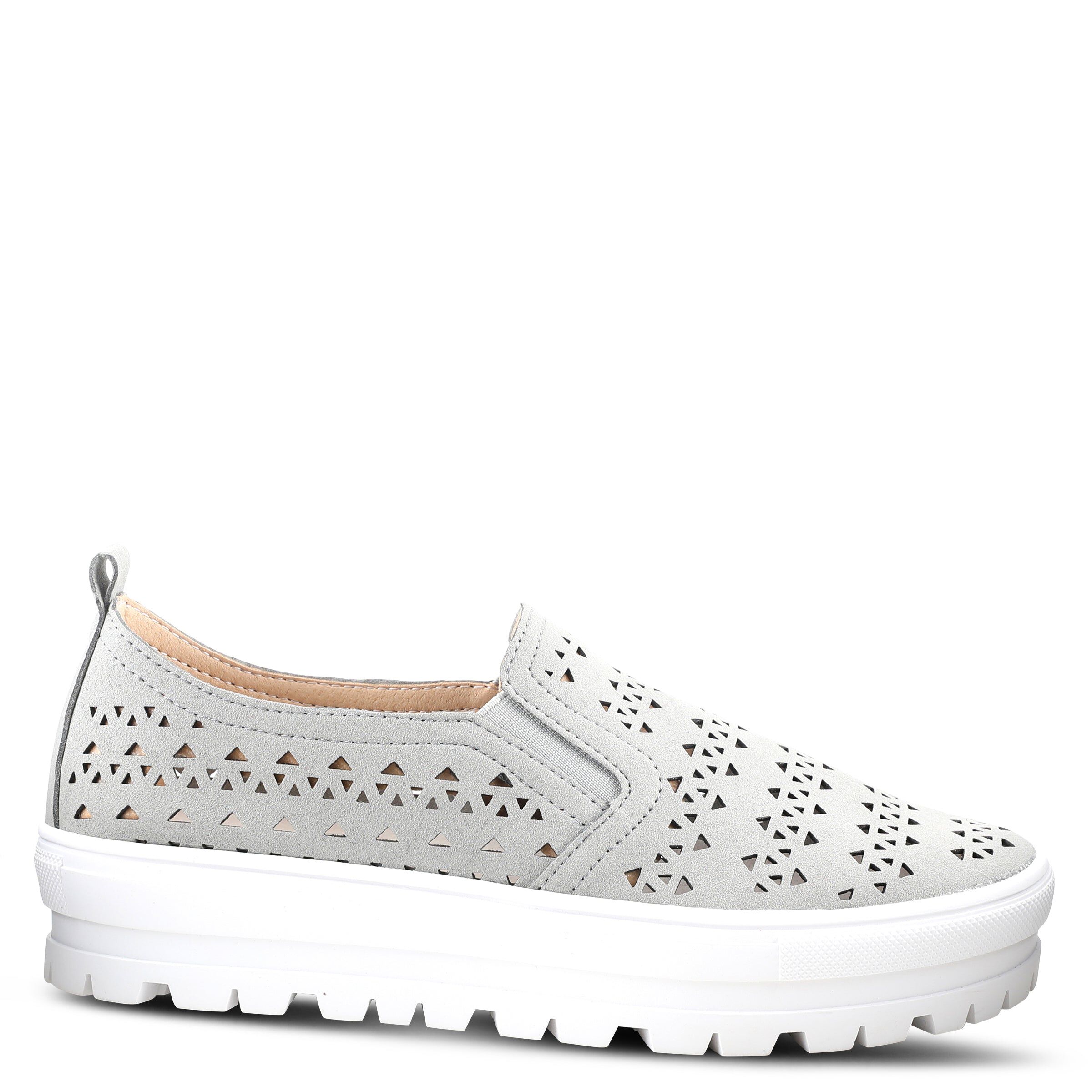 Angelita Slip-On Shoe, GREY, alternate image number 4