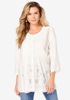 Eyelet Big Shirt