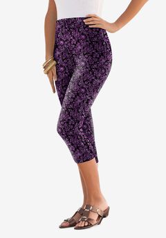 Plus Size Active Capris