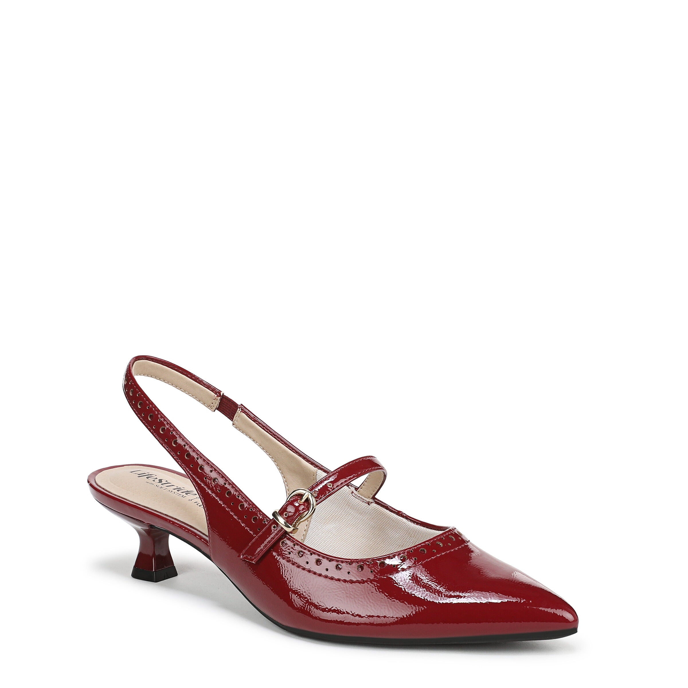 Marilyn Slingback Pump, DARK CHERRY, hi-res image number 0