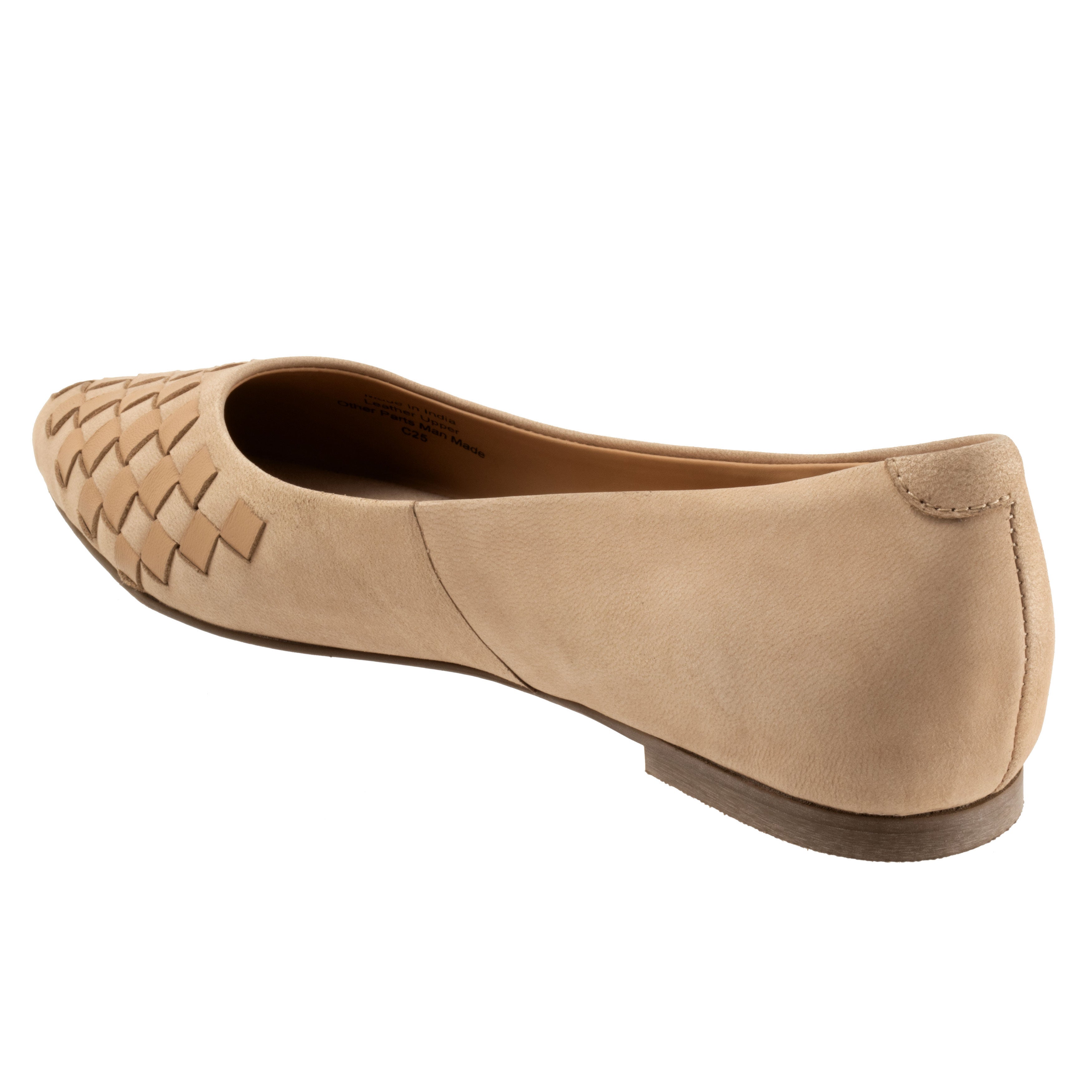 Estee Woven Flat, DARK BEIGE, on-hover image number 1
