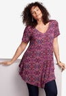 Swing Ultra Femme Tunic, BERRY FLOWER MEDALLION, hi-res image number null
