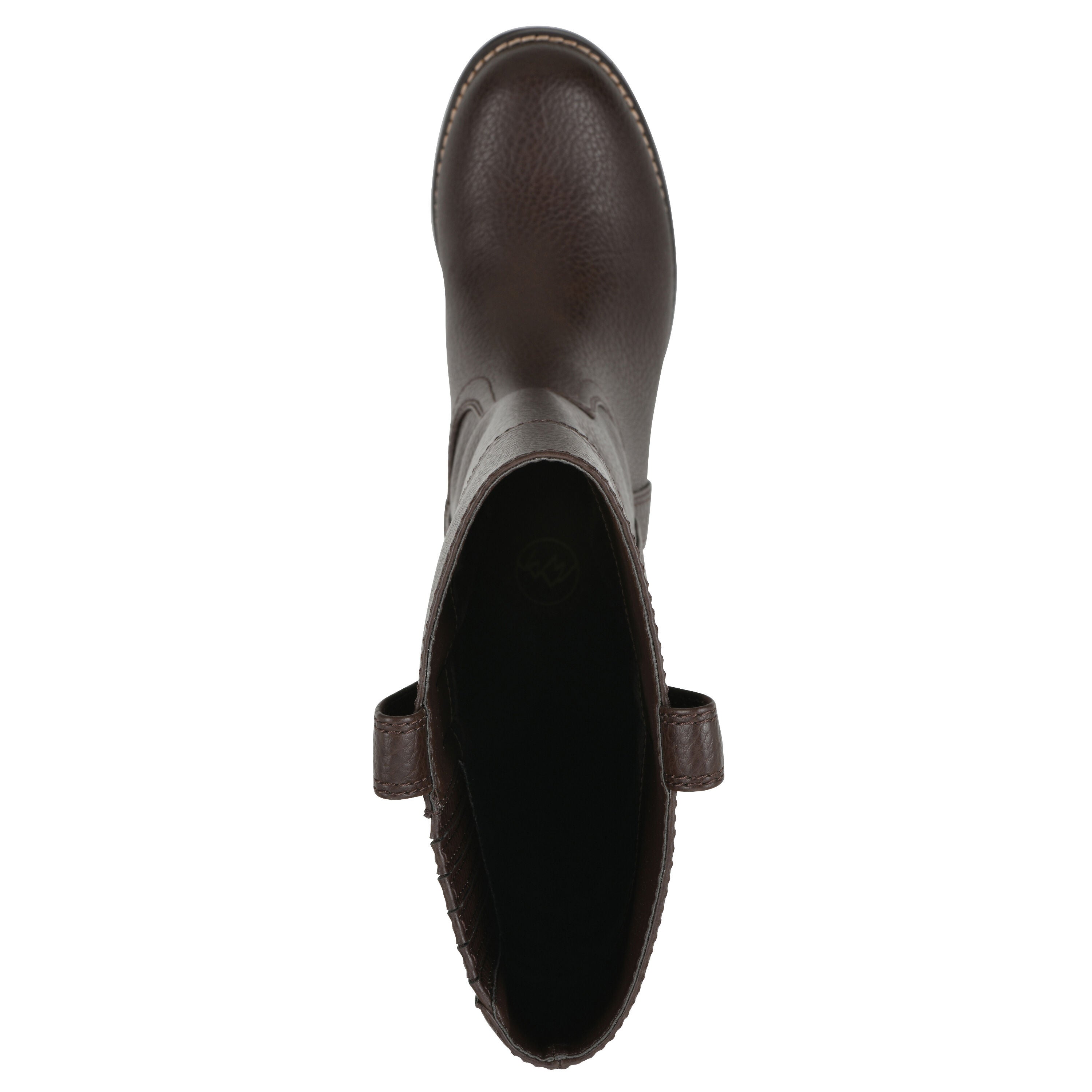 Merrier Western Tall Shaft Boot, BROWN SMOOTH, alternate image number 4