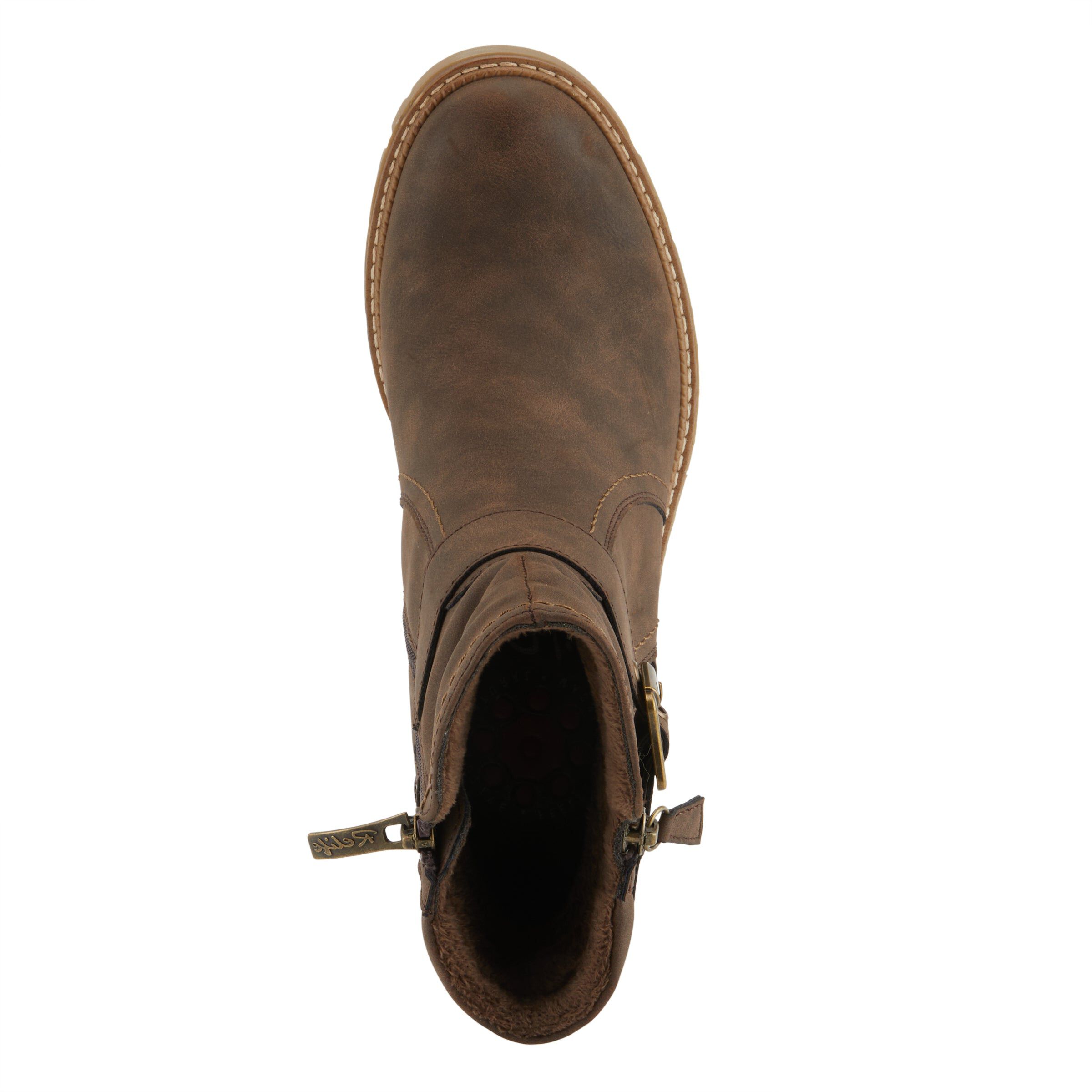 Smokies Booties, DARK BROWN, alternate image number 3
