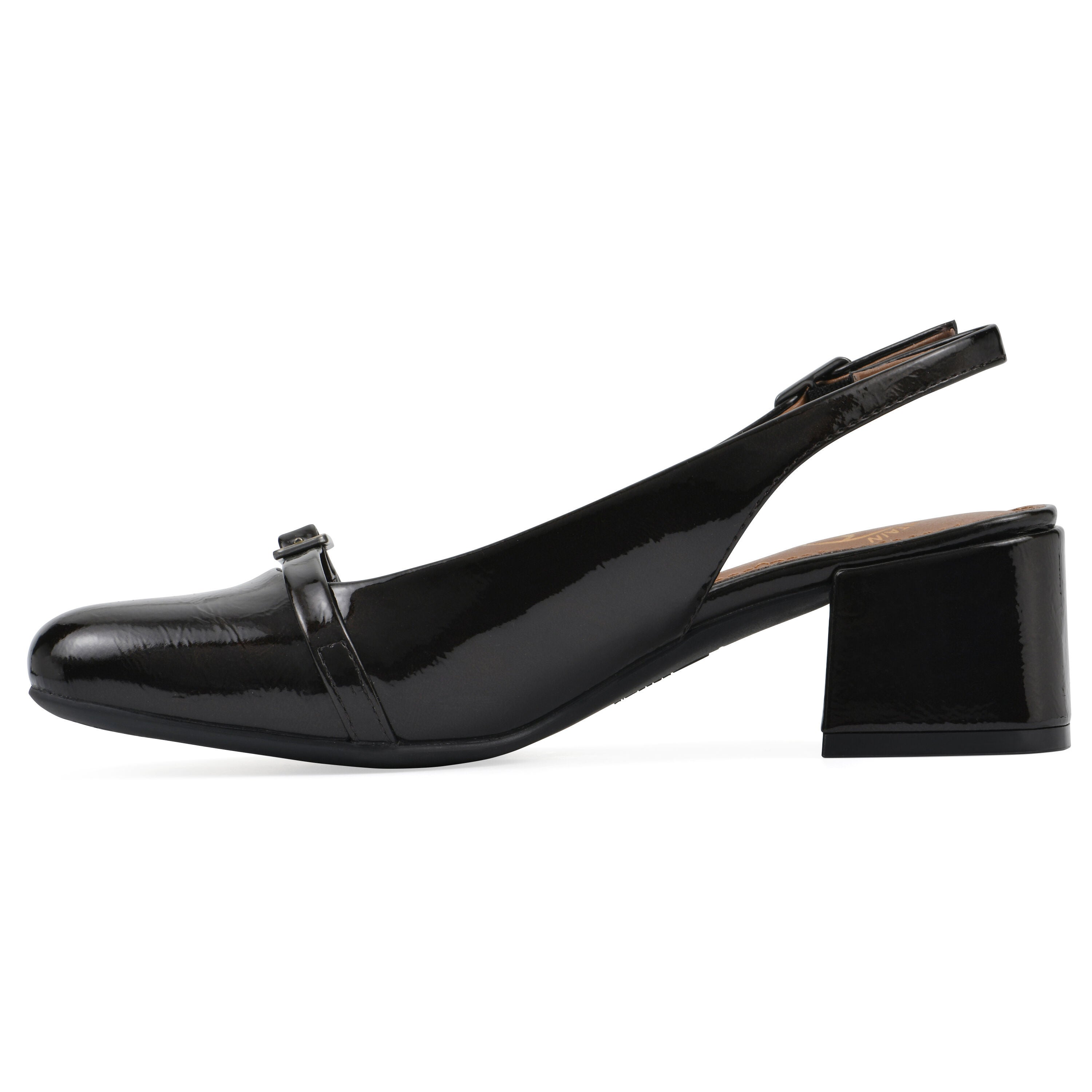 Later Slingback Block Heel, BRONZE PATENT, alternate image number 3