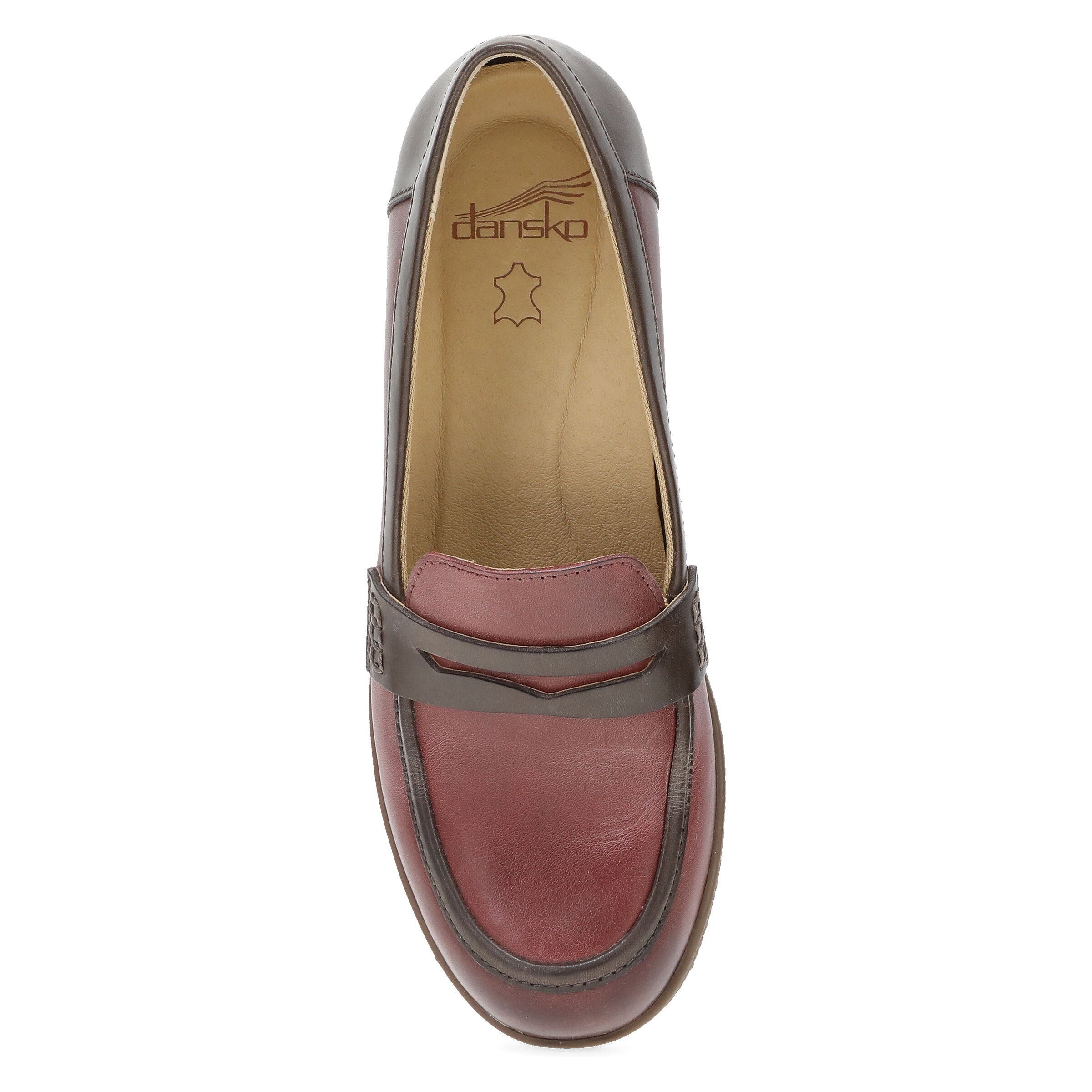 Danica Slip On Loafer, PLUM CHOCOLATE, alternate image number 5