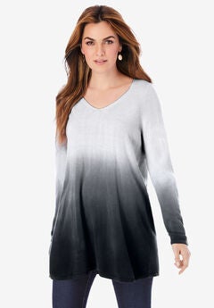 Fine Gauge Ombré Sweater