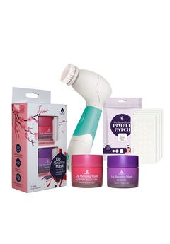 Ultimate Skincare Bundle: Lip Care, Acne Solution, And Advanced Cleansing