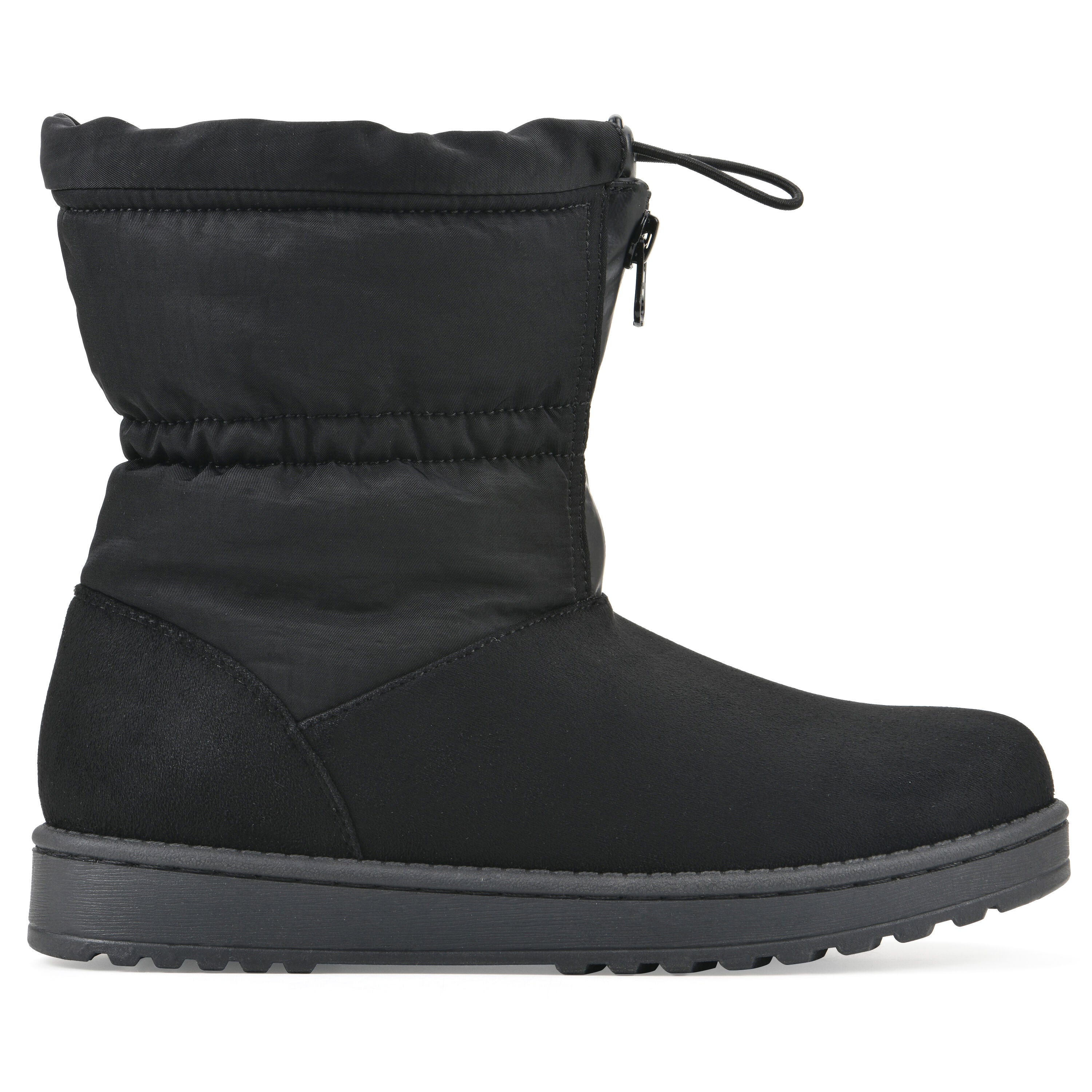 Issy Faux Fur-Lined Bootie, BLACK FABRIC, alternate image number 2