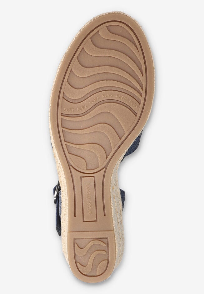 Miramar Espadrille Wedge Sandal, NAVY, alternate image number null