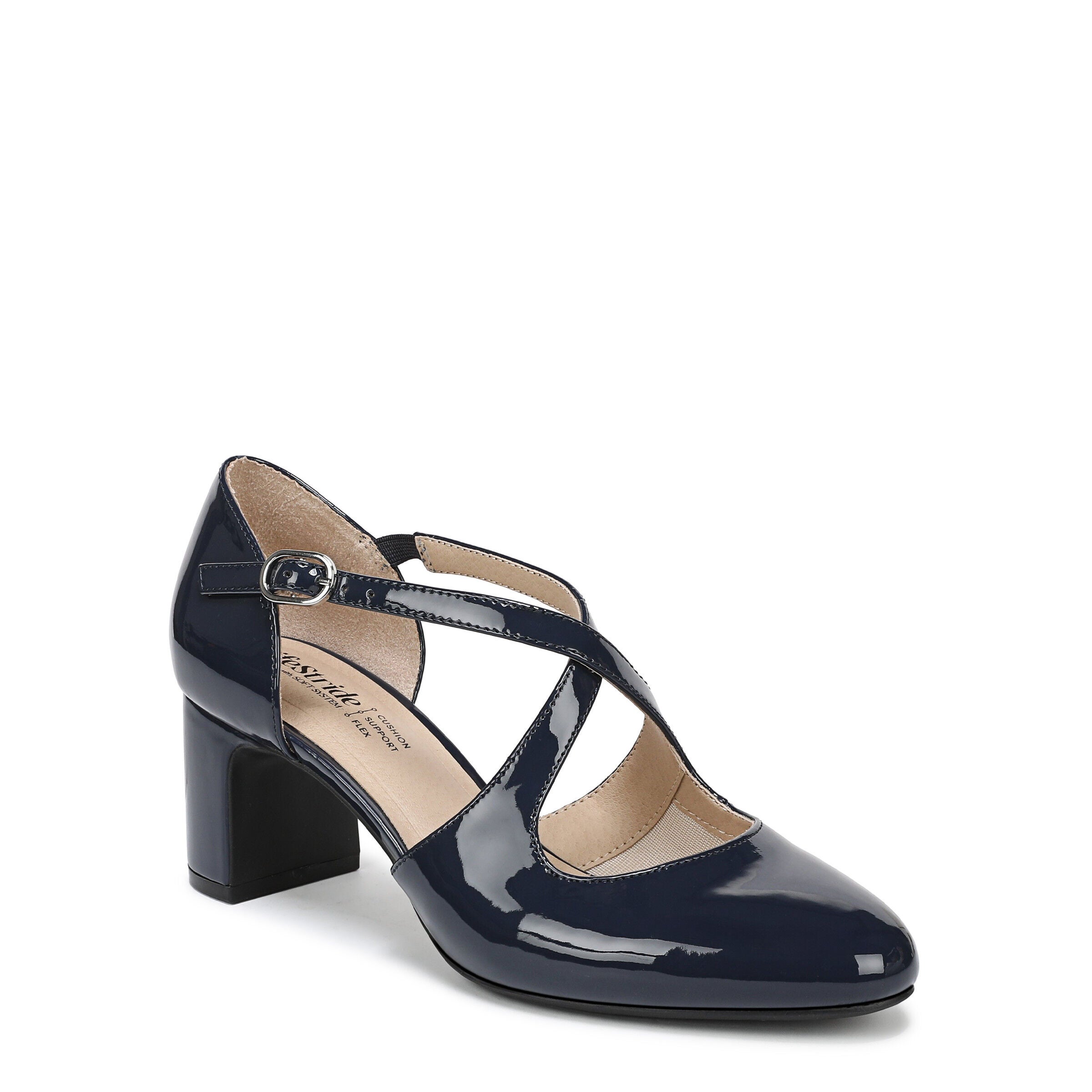 Tracy Strappy Pump, LUX NAVY, hi-res image number 0