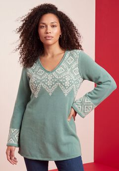 Fit And Flare Tunic Sweater