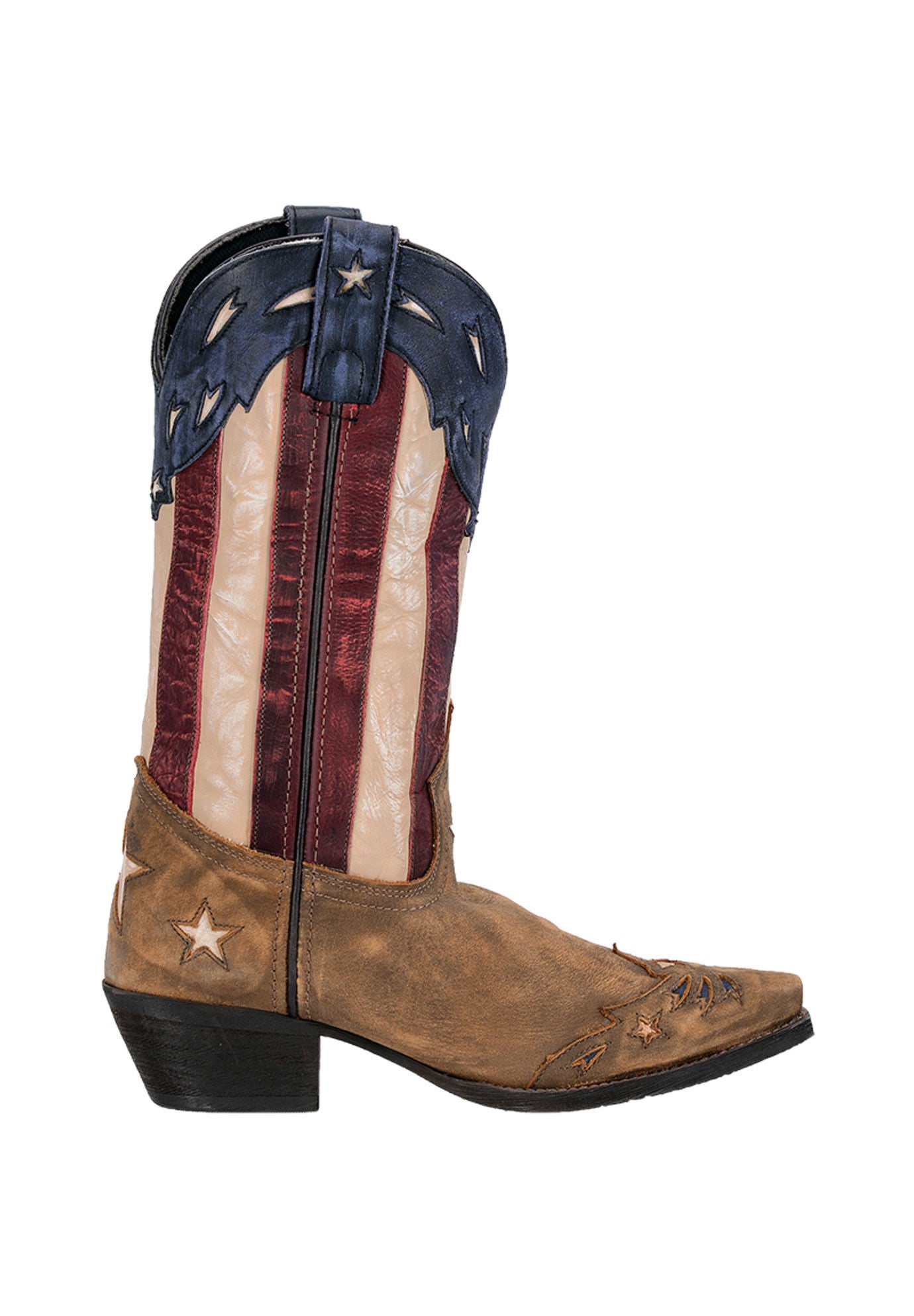 Clothing Shoes Accessories Boots New Ladies Laredo Keyes Stars And Stripes Patriotic Leather Western Cowboy Boots Sraparish Org
