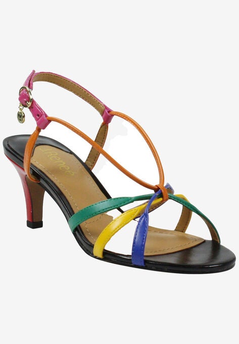 Rosalin Sandals, BRIGHT MULTI SUEDE, hi-res image number null