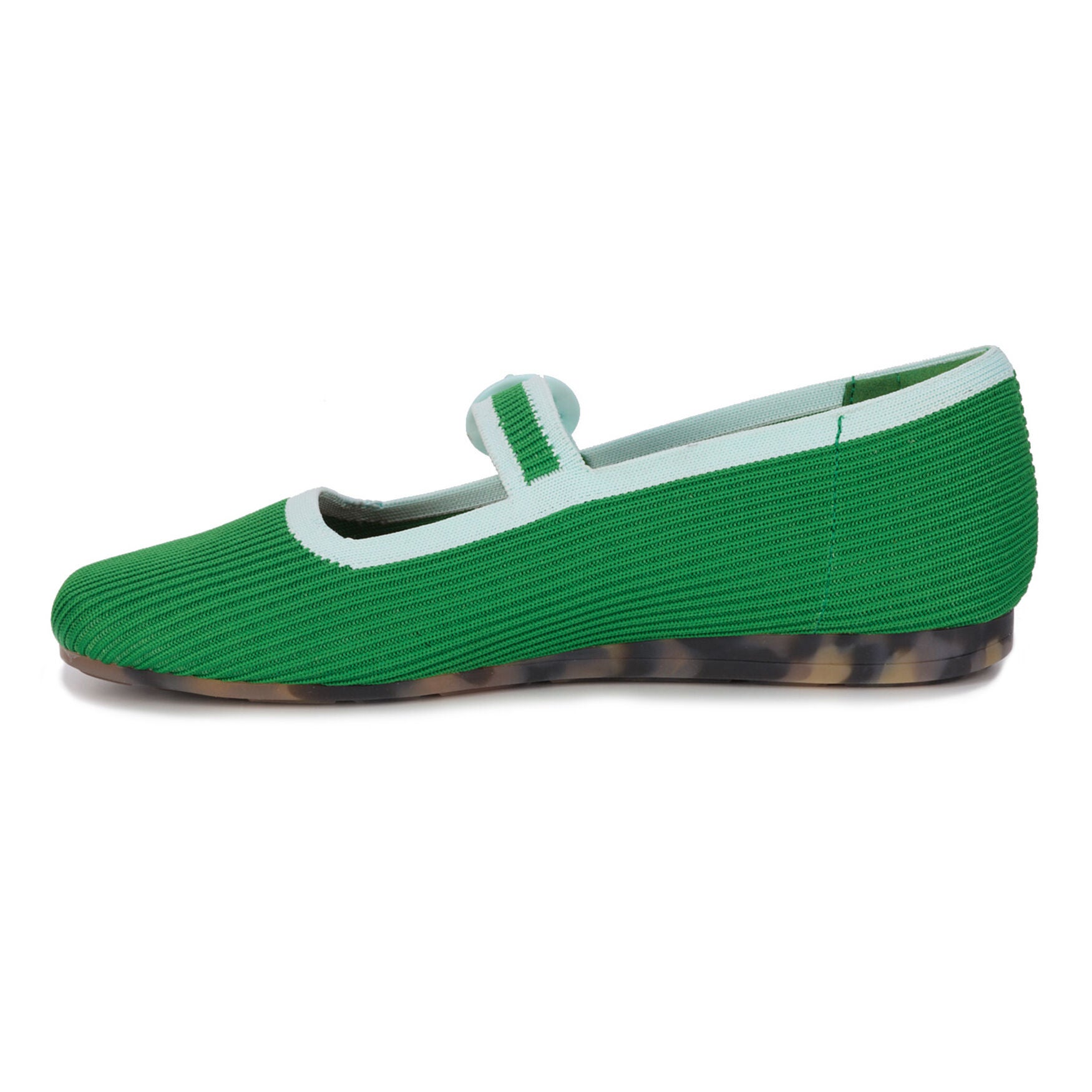 Naomi Mary Jane Stretch Flat, GREEN, alternate image number 3