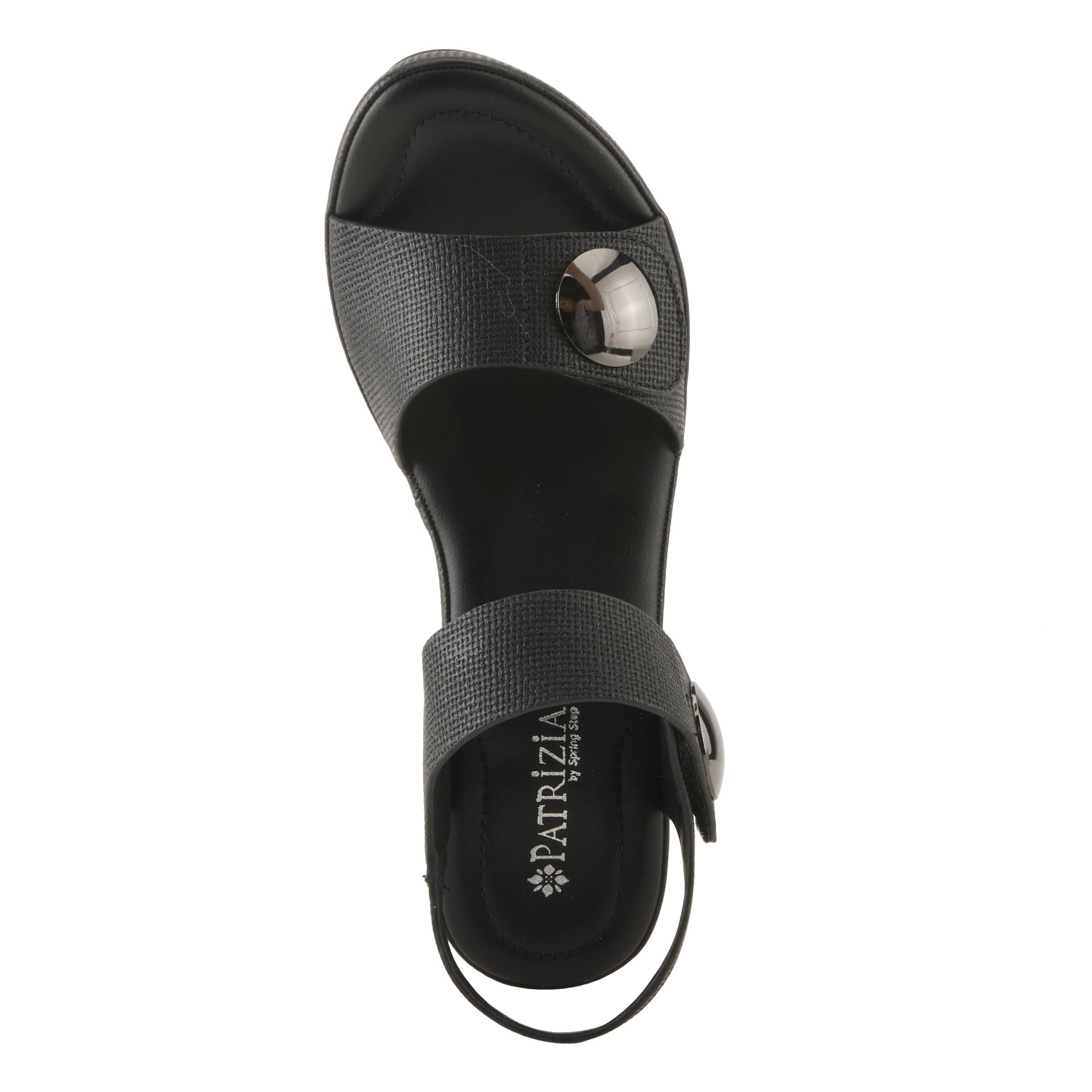 Dade-Woven Sandal, BLACK, alternate image number 3