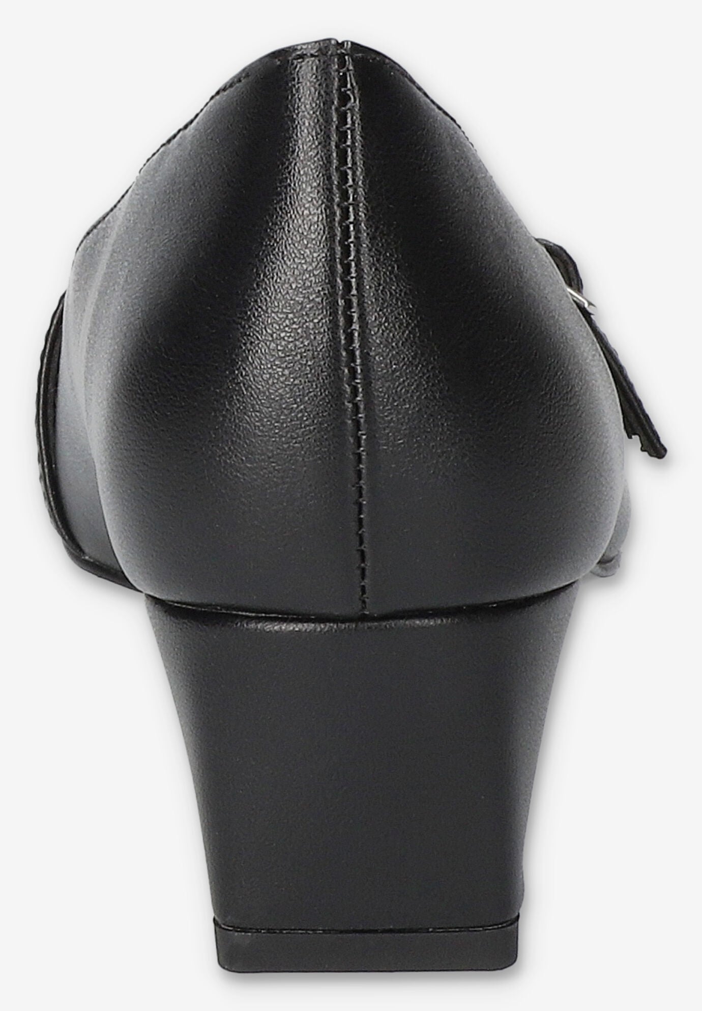 Enya Sqaure Toe Pump, BLACK, on-hover image number 1