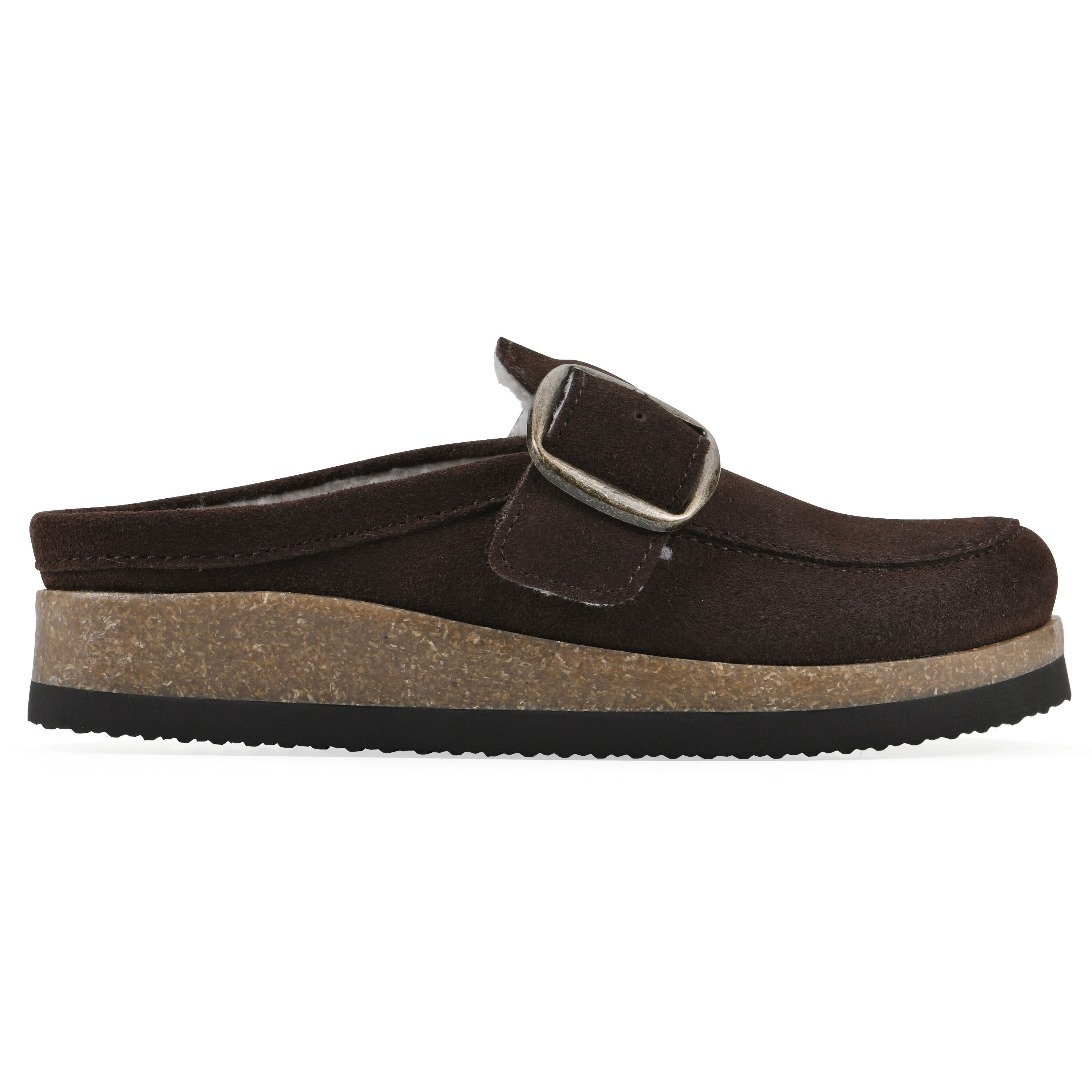 Bueno Footbeds Clog, COCO BROWN SUEDE FF, alternate image number 2