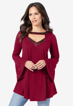 Sparkly Tunic Tops