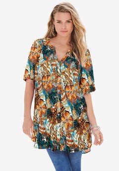 Plus Size Evening Tunics