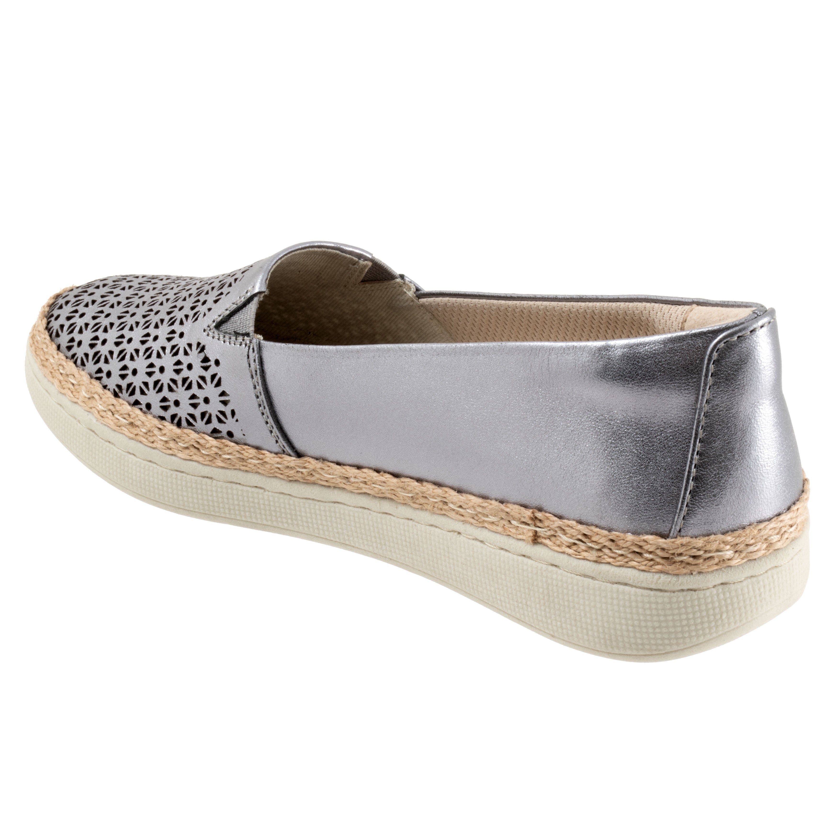 Accent Perf Sandal, PEWTER, on-hover image number 1