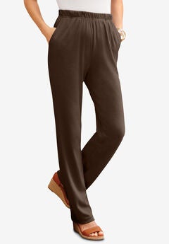 Straight Leg Soft Knit Pant