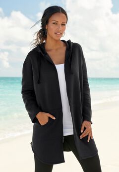Fleece Zip Hoodie Sweatshirt